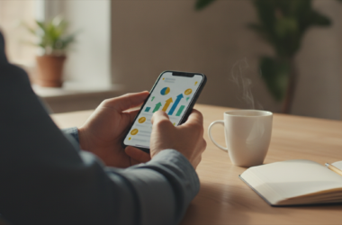 A person checking financial advice on social media on their phone — spotting dangerous tax advice online