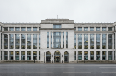 Associated companies and corporation tax: UK government office building exterior